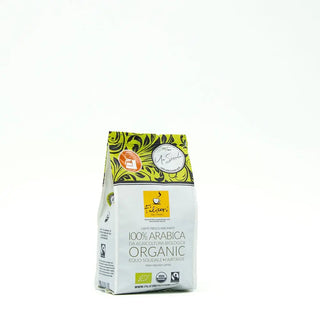 Caffè 100 Arabica Bio dell'azienda Filicori Zecchini, macinato fresco e biologico, per un gusto squisito e responsabile.