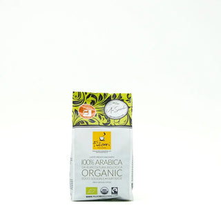 Caffè macinato fresco 100% Arabica Bio & Fairtrade di Filicori Zecchini, per un gusto autentico e sostenibile.