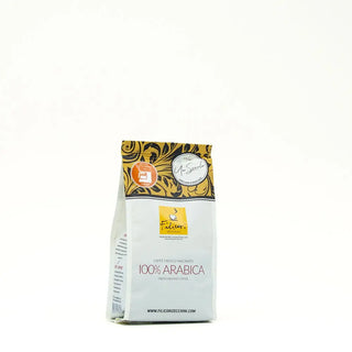 Caffè macinato fresco 100% Arabica di Filicori Zecchini, ricco di aroma e sapore per un'esperienza di caffe unica.