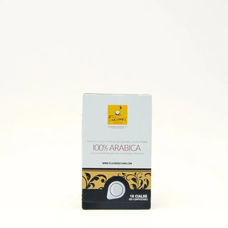 Cialde ESE 100% Arabica di Filicori, un caffè aromatico con sentori di zenzero e agrumi. Scopri il gusto unico.