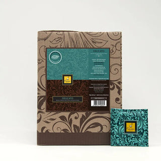 Delicato | Cialde ESE, confezione elegante che racchiude una miscela di caffè perfetta per un’esperienza unica.