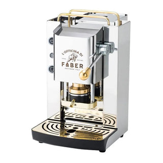 FABER Pro Deluxe Zodiac | Macchina per Cialde ESE, elegante e performante, ideale per gli amanti del caffè.