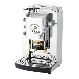 FABER Pro Deluxe Zodiac | Macchina per Cialde ESE, design elegante per un caffè perfetto a casa tua.