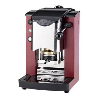 FABER Slot Inox Ottone | Macchina per Cialde ESE, ideale per caffè di alta qualità a casa con design elegante.