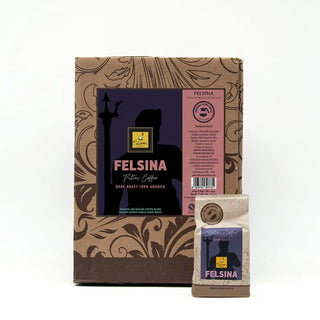 Felsina Filtro | Caffè Macinato, un caffè filtro premium ispirato a Bologna, per un gusto ricco e avvolgente.