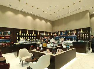 Fotografia dell Boutique del Caffè Filicori Zecchini in Doha, Qatar.