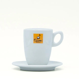 Tazza ufficiale Filicori Zecchini, elegante in porcellana, perfetta per gustare il tuo caffè con stile.