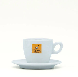 Tazza Cappuccino Ufficiale Filicori Zecchini, in porcellana di alta qualità, perfetta per gustare il tuo caffè.