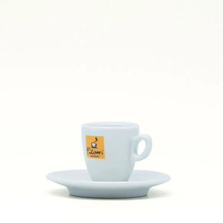 Tazza Espresso Ufficiale Filicori Zecchini in porcellana, perfetta per gustare il tuo caffè con stile.