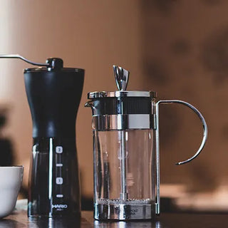 Caffettiera French Press e Macinino Manuale