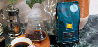 Sac Grand Cru Mexico Filicori Zecchini avec cafetière V60 et French Press.