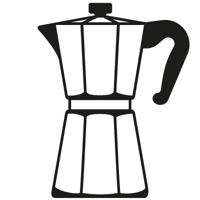 Symbol für Mokkakanne.
