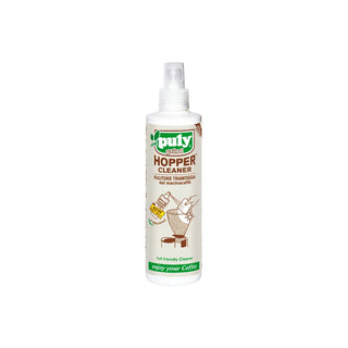 PULY Hopper | Detergente 200ml, ideale per pulire il macinacaffè e garantire un caffè dal gusto fresco.