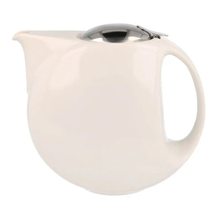 Teiera in porcellana "Rita", design giapponese elegante e funzionale, perfetta per ogni infuso.